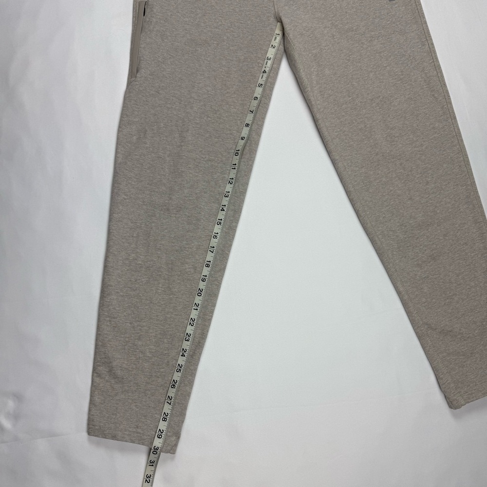 Mack Weldon Mens Ace Sweatpants Sz Large Heathered Beige Tapered B3 - Picture 7 of 7